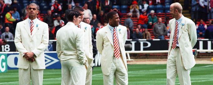 Man United legendary manager Sir Alex Ferguson aims dig at Liverpool over infamous white 1996 FA Cup final suits
