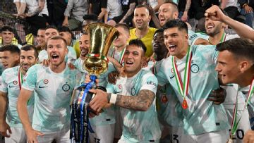 Inter Milan retain Coppa Italia title thanks to Lautaro Martinez double