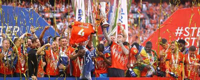Luton Town's football fairy tale goes on after clinching historic Premier League promotion on penalties