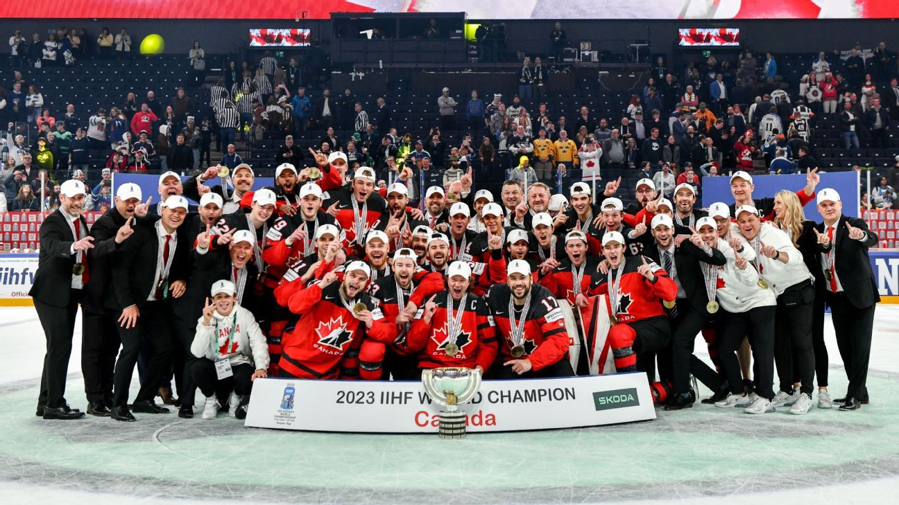 Canada rallies for record 28th hockey world title
