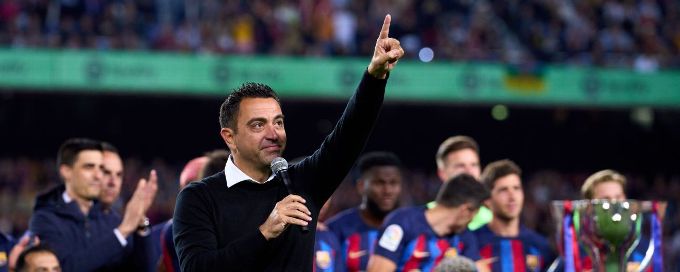 Barcelona manager Xavi signs extension through 2025 - sources