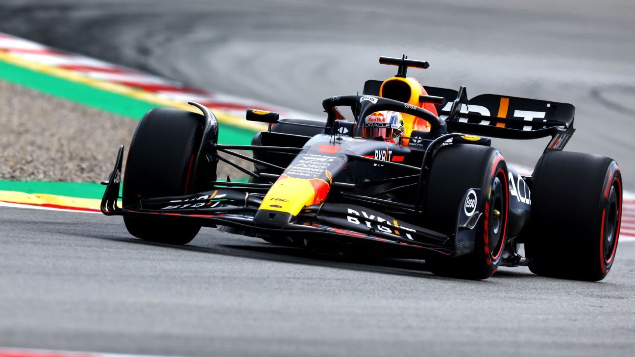 Max Verstappen eases to Spanish GP pole, Sergio Perez out in Q2