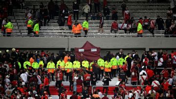 Fan dies after falling from stand during River Plate game at Monumental stadium