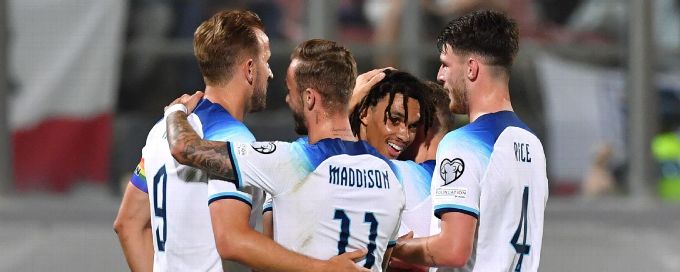 Alexander-Arnold leads England to rout of Malta in Euro 2024 qualifying