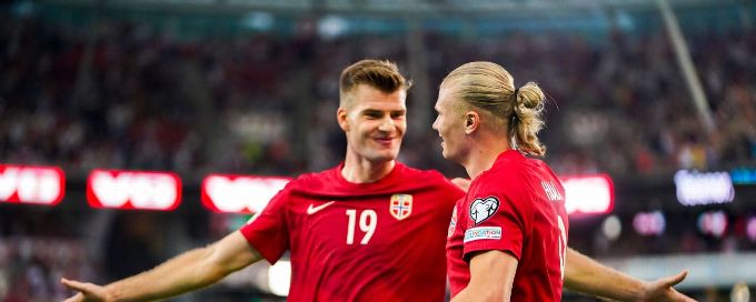 Haaland double fires Norway to Euro qualifying win over Cyprus