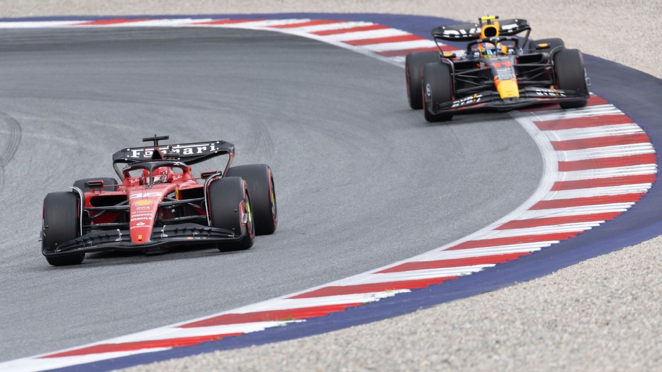 Checo and Verstappen, on the front row of the sprint race in Austria