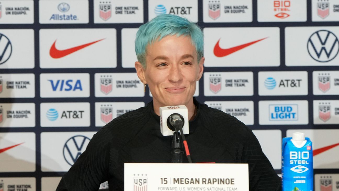 As Megan Rapinoe plans to retire, USWNT teammates lament losing ‘heart of the team’