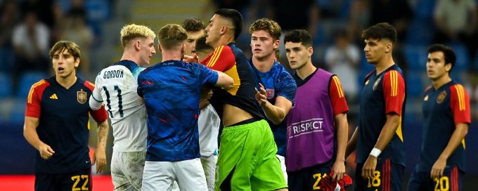Spain hit out at England's behaviour during Euro U21 final