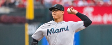 Marlins LHP Luzardo scratched with elbow issue