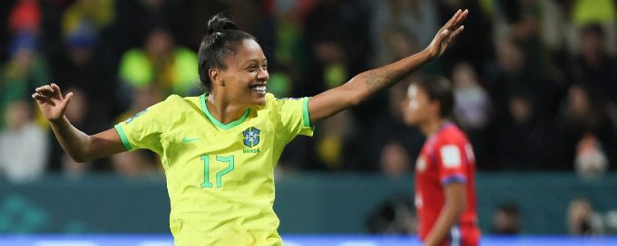 Borges bags hat trick as Brazil hit four past Panama at WWC