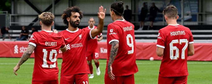 Salah scores late as Liverpool draw 4-4 in preseason