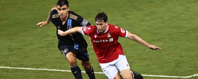 Wrexham end U.S. tour with draw vs. Philadelphia Union II