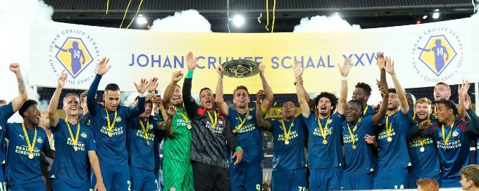 PSV Eindhoven beat Feyenoord to win 3rd straight Dutch Super Cup
