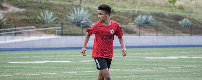 Sacramento Republic's Da'vian Kimbrough, 13, makes North American record debut