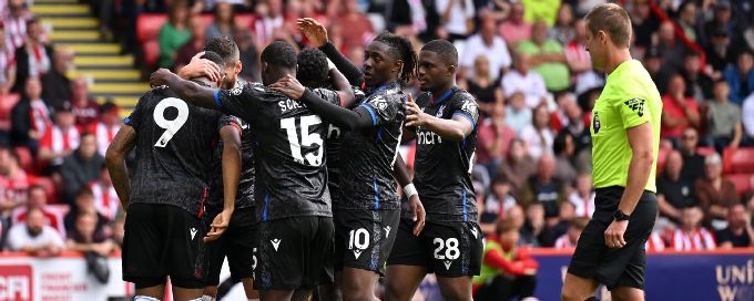 Edouard scores as Palace spoil Sheffield's Premier League return