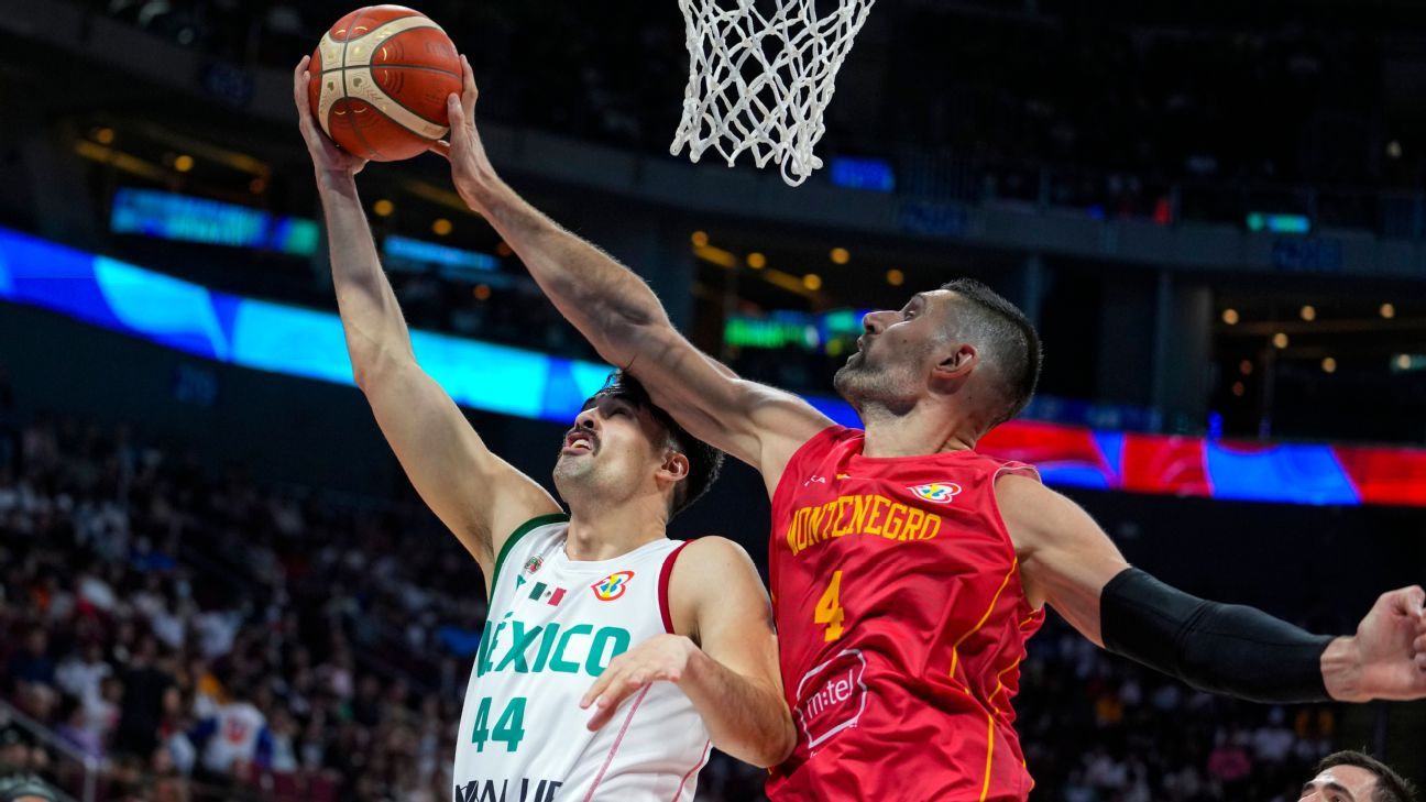 Il Messico perde contro il Montenegro alla prima apparizione alla Coppa del mondo di basket FIBA ​​2023