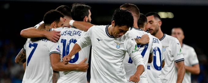 Lazio beat champions Napoli 2-1 for first win of the season