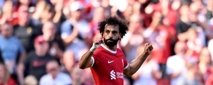 Szoboszlai, Salah score as Liverpool beat Aston Villa 3-0