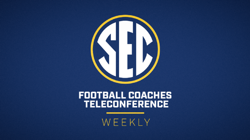 2023 SEC Football Coaches Teleconferences