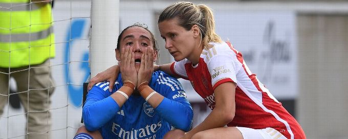 Arsenal exit Women's Champions League after stunning pen defeat