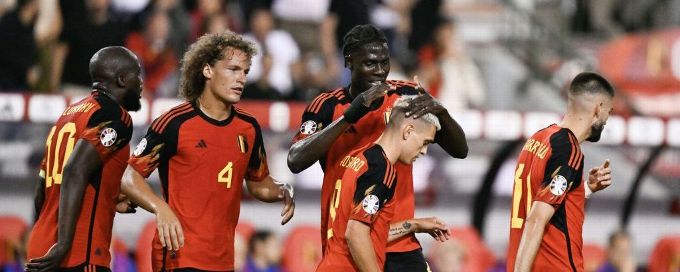 Lukaku shrugs off cobwebs to score twice as Belgium thrash Estonia