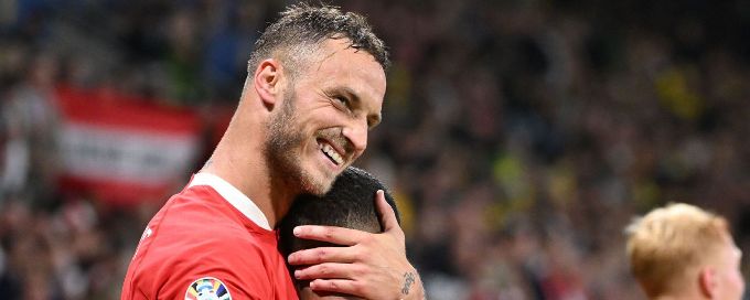 Arnautovic double helps Austria to win away to sorry Sweden