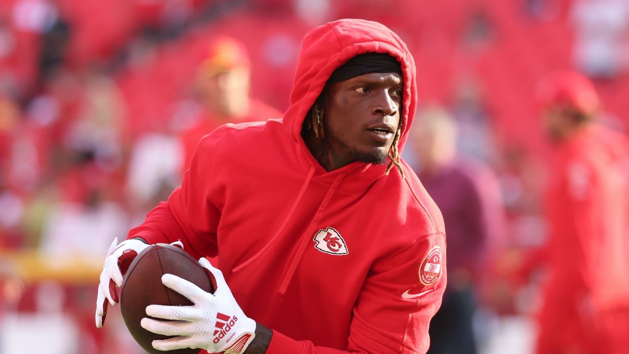 <div>Sunday's game can't arrive fast enough for Chiefs receivers</div>