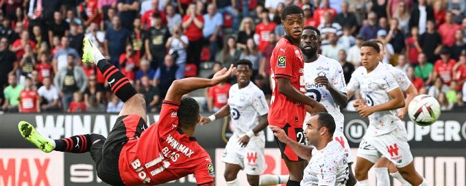 Lille held to 2-2 draw after Rennes fightback