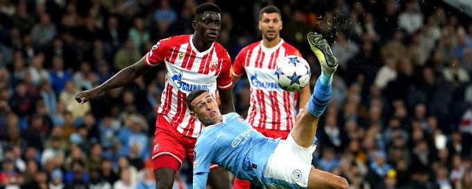 Red Star remind Man City how tough defending Champions League title will be