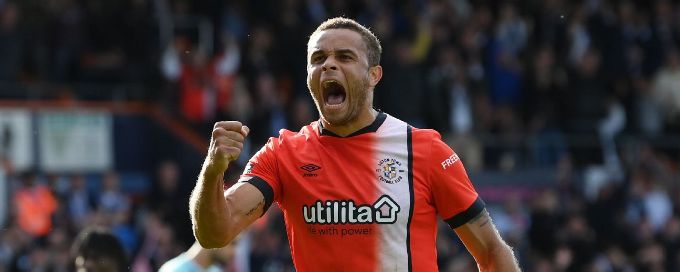 Luton off the mark with draw against 10-man Wolves