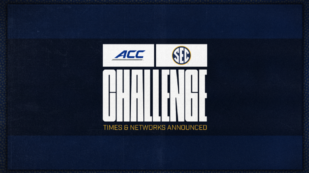 TV schedule announced for inaugural ACC/SEC Challenge