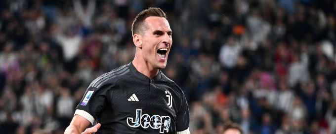 Juventus move up to second after Milik secures win over Lecce