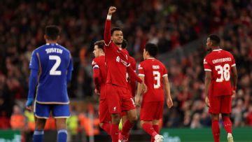 Liverpool rally to eliminate Leicester City from Carabao Cup