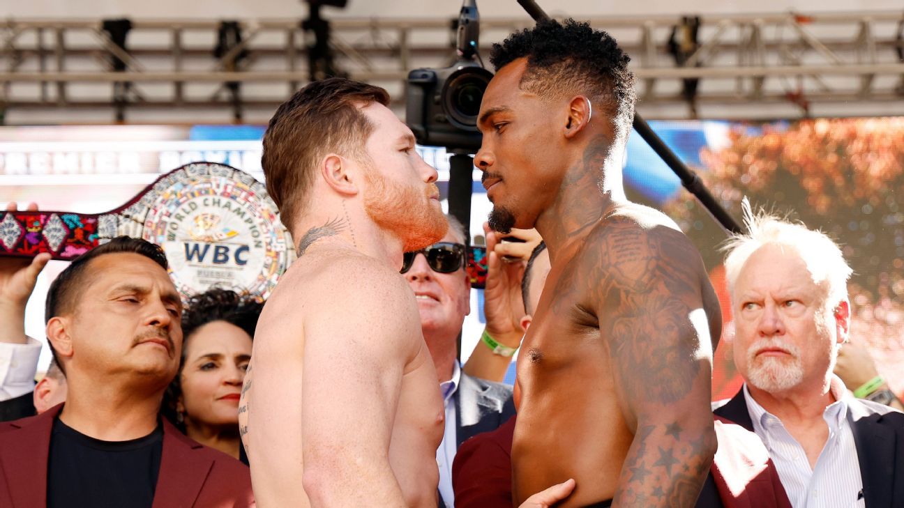 Canelo Alvarez and Jermell Charlo, between the scale and the ring