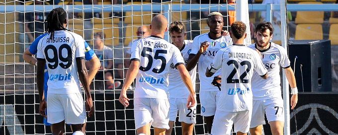 Osimhen comes off bench to score in Napoli's win against Lecce