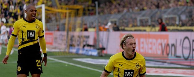 Unbeaten Dortmund go second with 4-2 comeback win over Union
