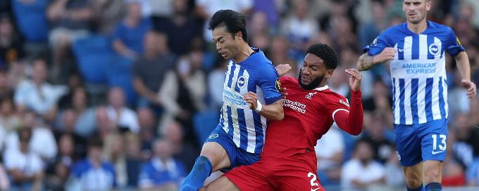 Liverpool held to draw with Brighton despite Salah double