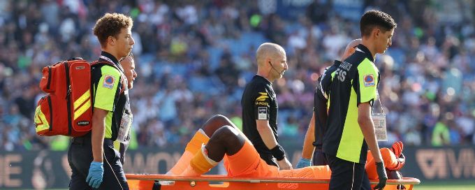 Ligue 1 match abandoned after GK hurt by fan-thrown firework