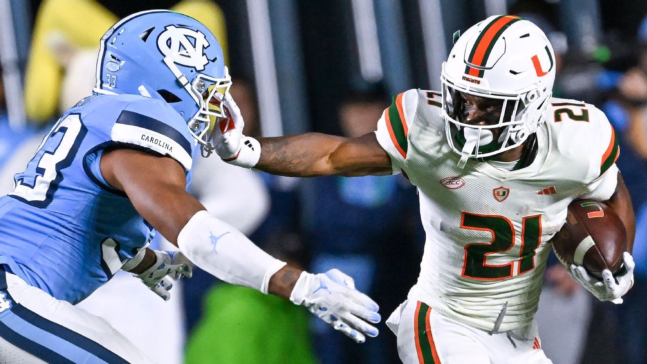 Ole Miss adds Canes RB Parrish to transfer haul