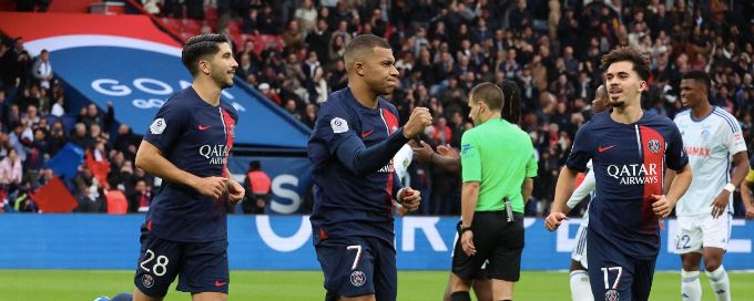 Mbappe leads PSG to 3-0 win against Strasbourg