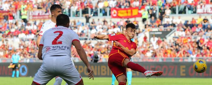 Late El Shaarawy goal secures Roma win over ten-man Monza