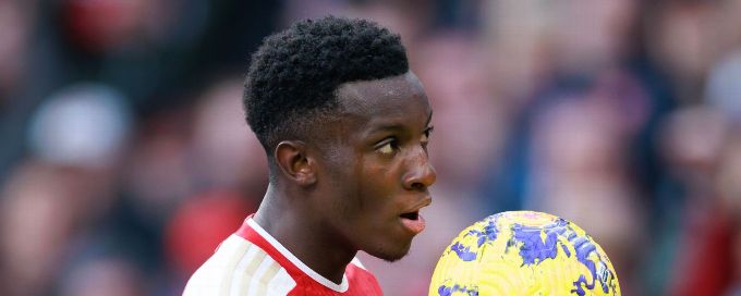 Nketiah bags first PL hat trick as Arsenal cruise to 5-0 win