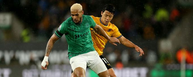 Wolves hold Newcastle but lose Neto to hamstring injury
