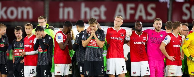 NEC Nijmegen striker Dost recovering after collapsing on pitch