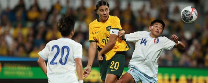 Fowler, Kerr sink Chinese Taipei as Matildas target Uzbekistan