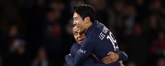 PSG go top with 3-0 win over Montpellier