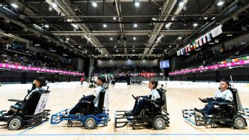Power, precision and $30K 'boots': Inside the Powerchair Football World Cup