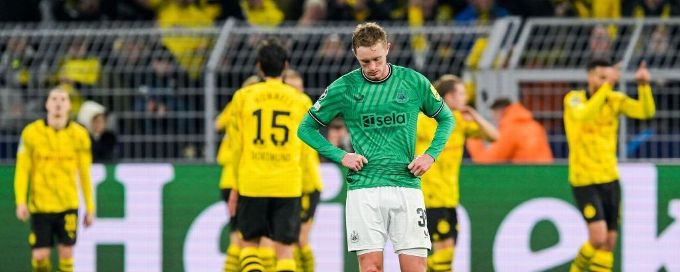 Borussia Dortmund beat Newcastle to take control of Group F