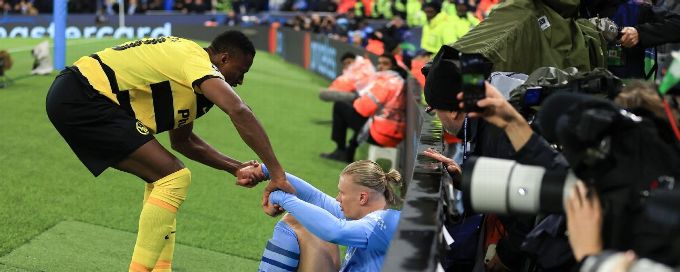 Erling Haaland half-time shirt swap puzzles Young Boys boss