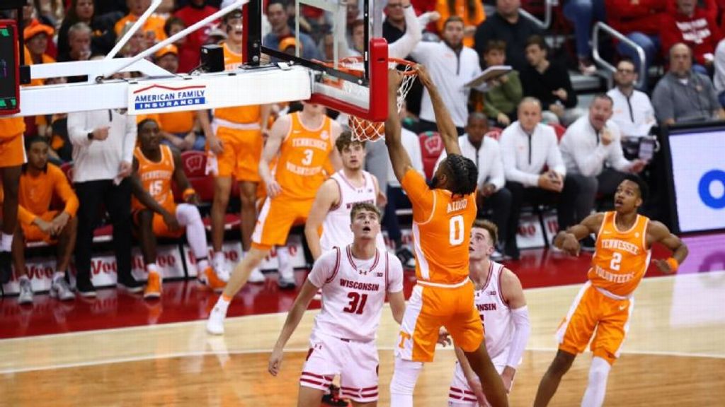 No. 9 Vols never trail in victory over Wisconsin